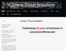 Tablet Screenshot of crowntrout.com